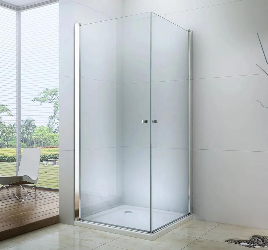 Mexen PRETORIA DUO sprchovací kút 90x95cm, 6mm sklo, chrómový profil-číre sklo, 852-090-095-02-00