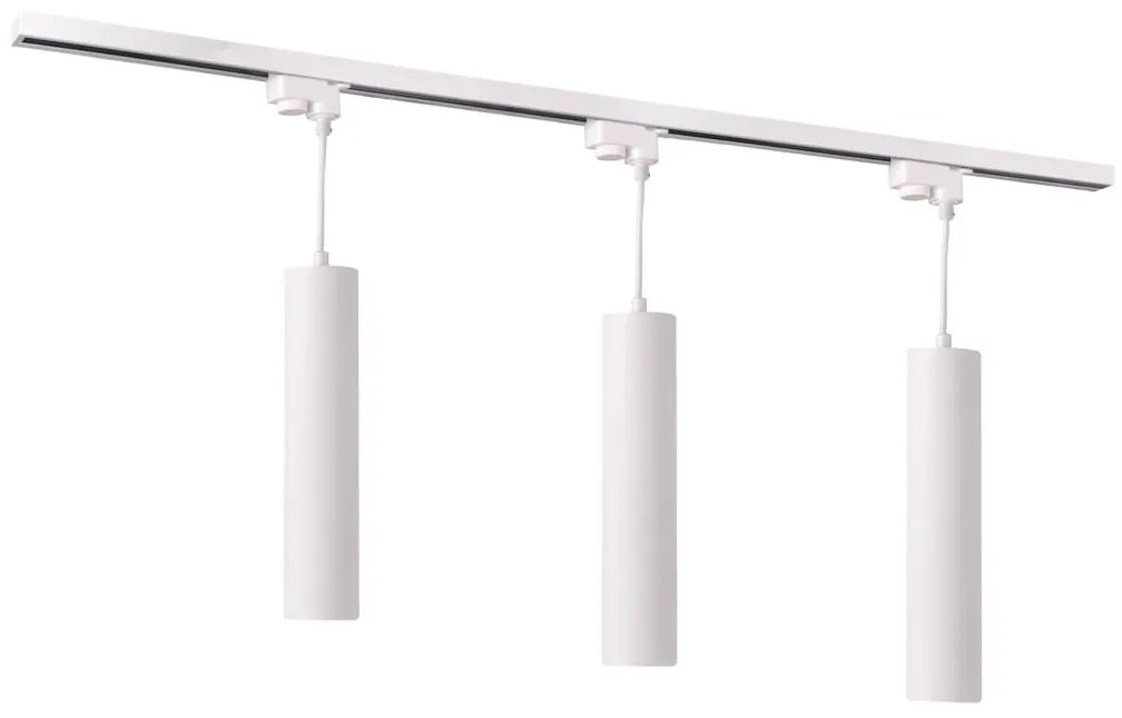Luster na lanku do lištového systému MARIBEL 3xGU10/10W/230V + 1 m lištový systém