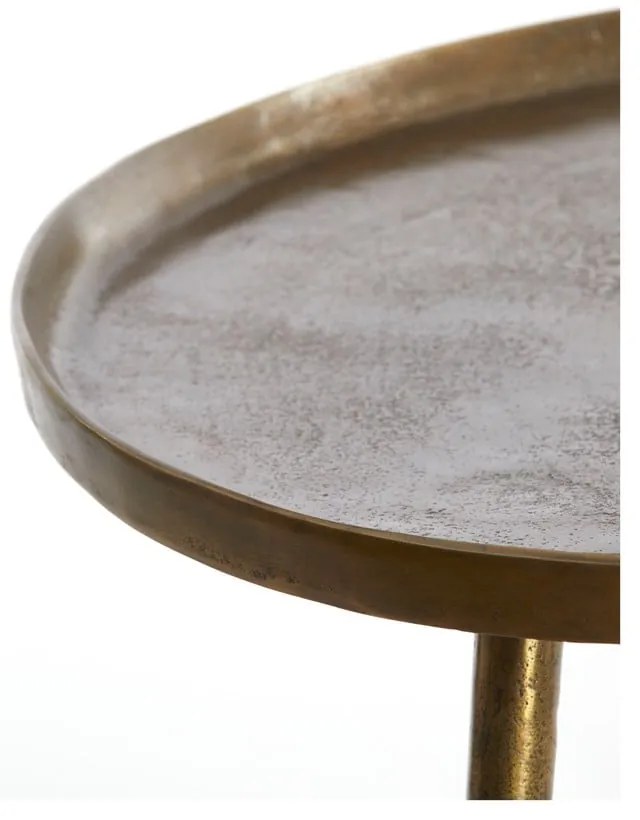 Kovový odkladací stolík 60x80 cm Lienz – Light &amp; Living