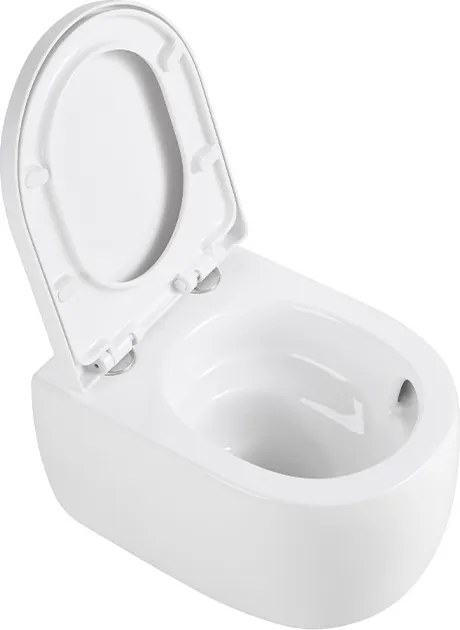 BPS-koupelny Závesná WC misa so SoftClose sedadlom HYD-6838, biela