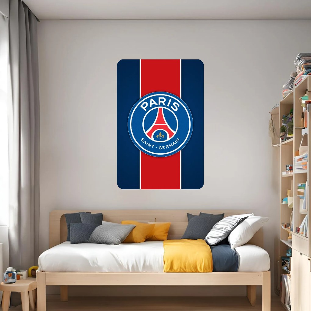 Textilná nálepka na stenu "Paris Saint-Germain FC"