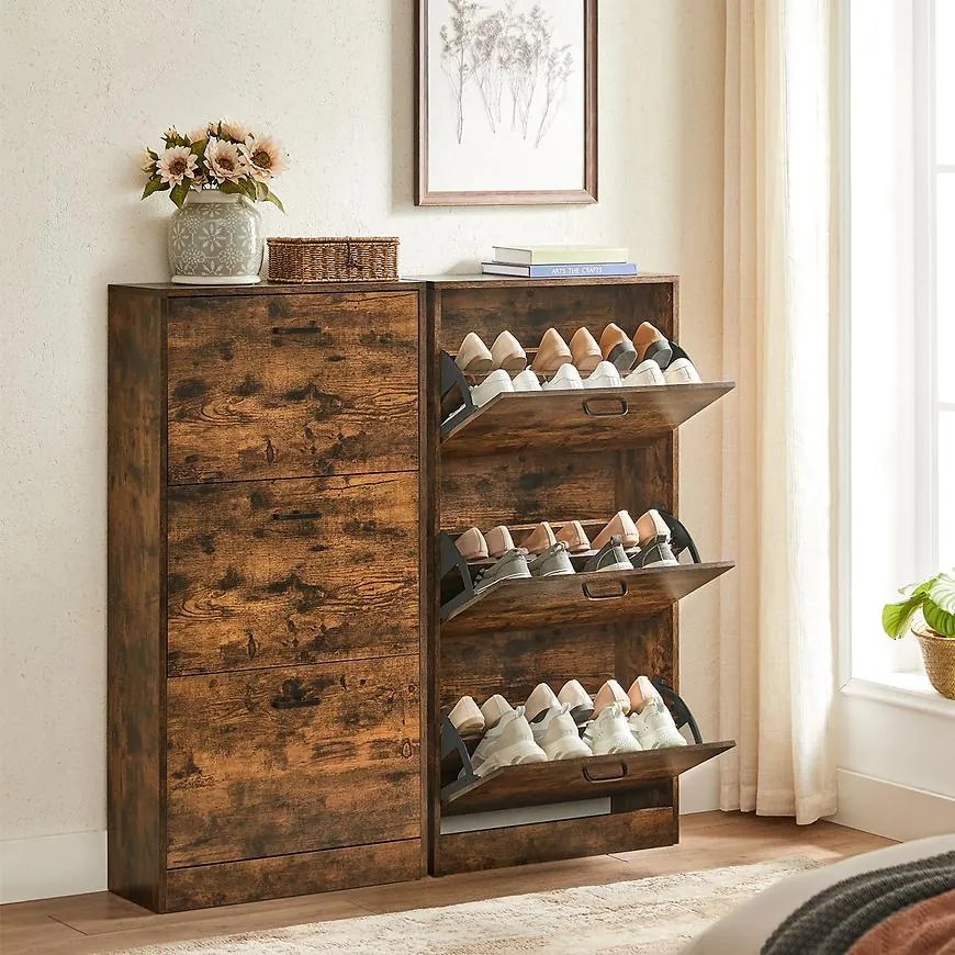 Botník Houseland Fure hnědý/černý