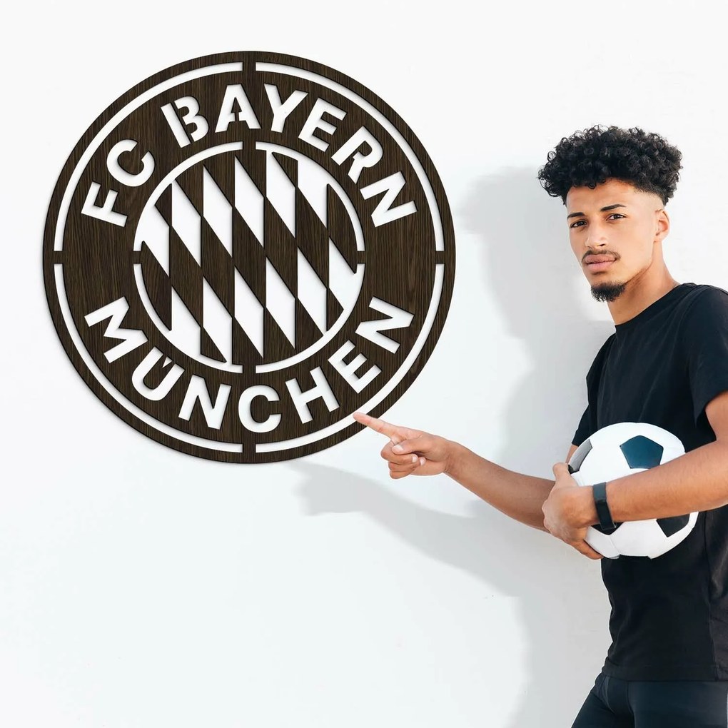 DUBLEZ | Drevené logo klubu - FC Bayern Munchen