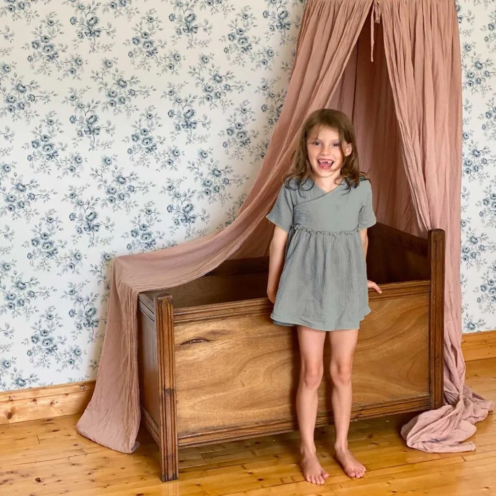 Tapeta modrej ruže 280x50 cm