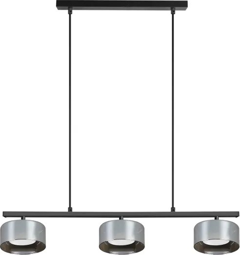 BRILAGI - LED RGB stmievateľný luster AURA LUX 3xGX53/14W/230V Wi-Fi Tuya čierna/dymová