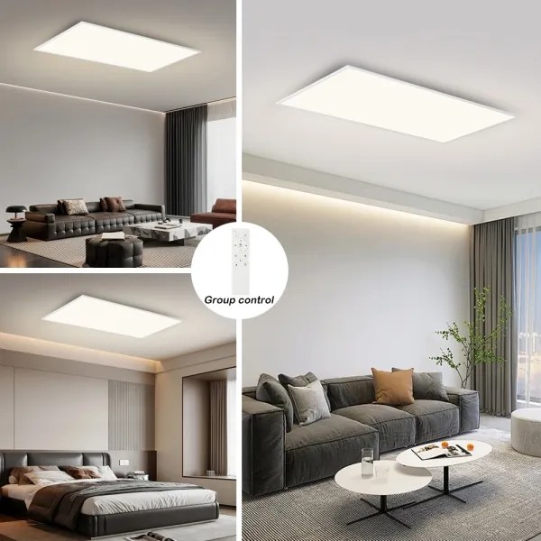 Brilagi - stmievateľné LED stropné svietidlo SLIMFRAME LED/80W/230V 120x60 cm biele + diaľkové ovládanie