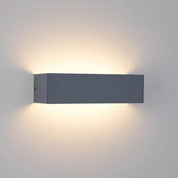 Brilagi - LED vonkajšie nástenné svietidlo DONNANI LED/12W/230V 30 cm antracitové IP44