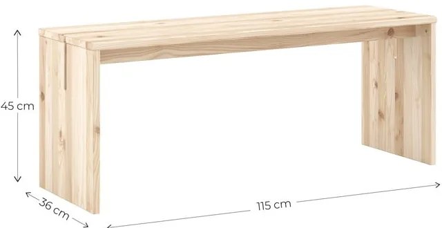 Lavica v prírodnej farbe Join-In – Karup Design