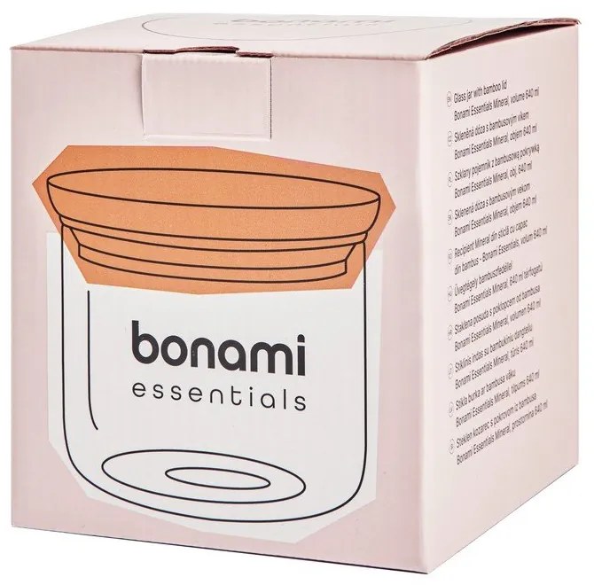 Sklenená dóza na sypké potraviny Mineral – Bonami Essentials