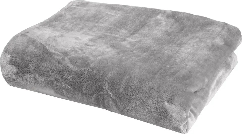Flanelová deka Cashmere Touch 150x200 cm, strieborná