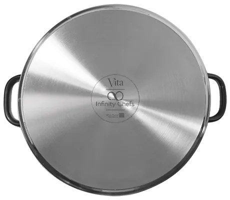 San Ignacio Infinity Chefs Vita BGIC-3621 hrniec s pokrievkou / nerezová oceľ / 4 l / Ø 24 / strieborná