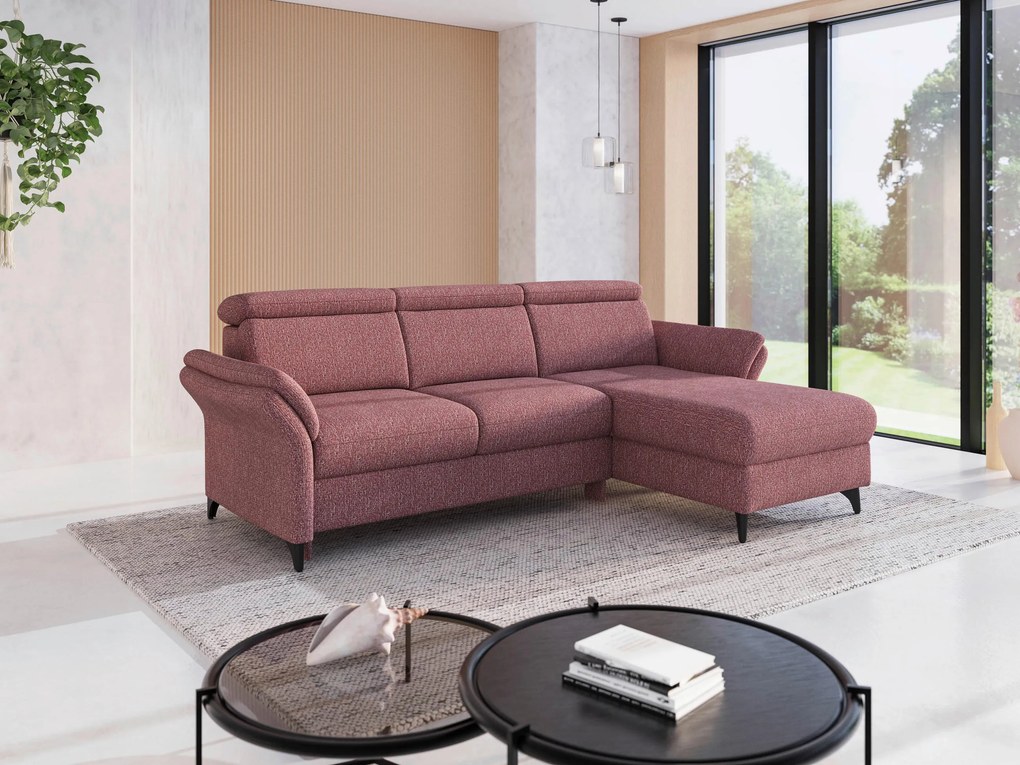 XXXLutz ROHOVÁ SEDAČKA, textil, baklažánová Sit & More - Sedačky - 000144025859