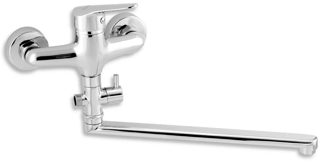 Novaservis Titania Iris New, paneláková batéria bez sprchy 150 mm, chrómová, 94472/1,0