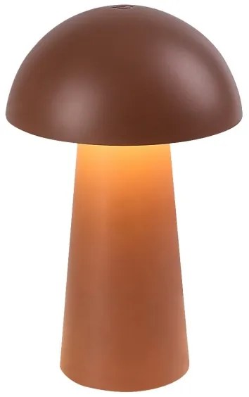 Rabalux 76039 - LED stmievateľná dotyková vonkajšia lampa MIREO 1,5W/5V IP44 1200 mAh USB hnedá