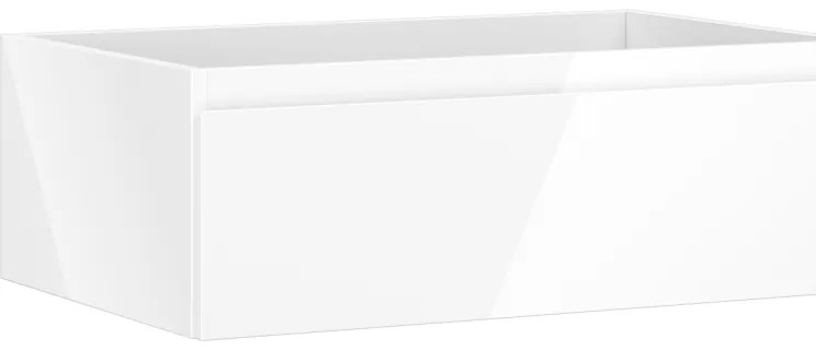 Mexen Orio, kúpeľňová skrinka 70 cm, 1 zásuvka, biela lesklá, 91A10-07023-1-BF00