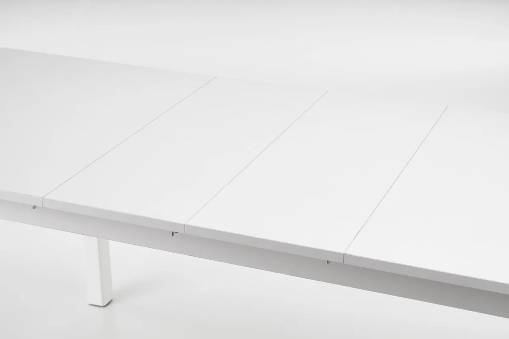 Jedálenský rozkladací stôl Florian 160/228 cm biely