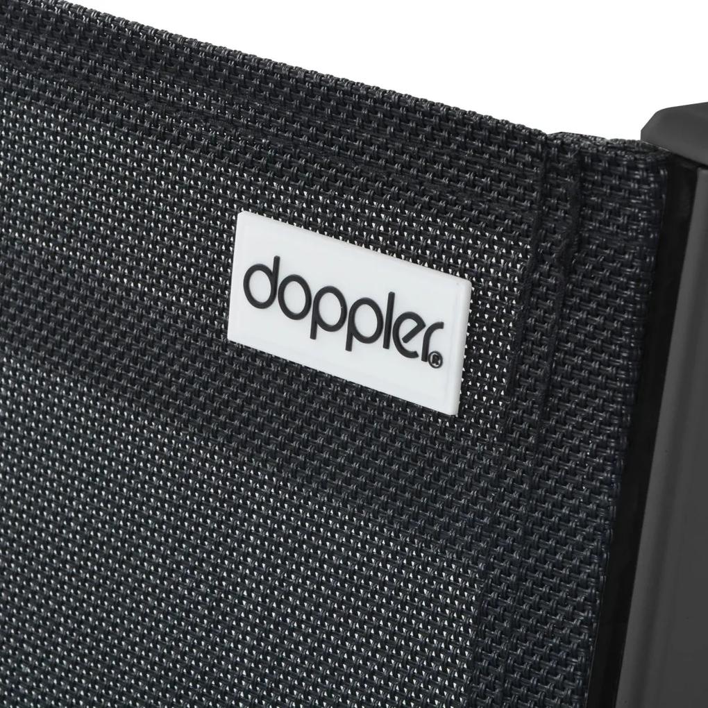 Doppler EXPERT - záhradné hliníkové polohovacie kreslo, hliník + textília