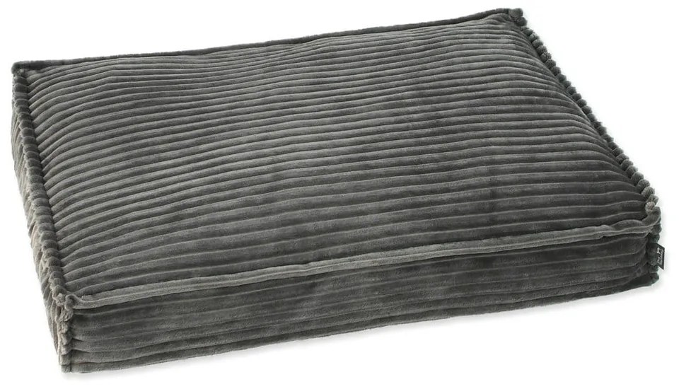Tmavosivý matrac pre psa 100x70 cm Dog Fantasy Stripe – Plaček Pet Products