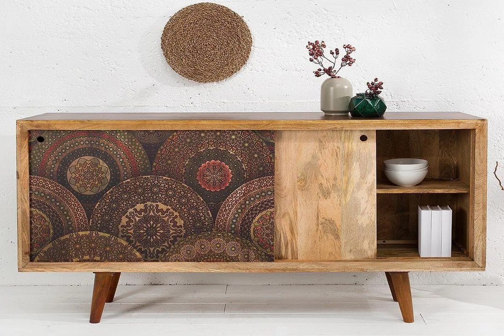 Dizajnová komoda Fernanda 160 cm mango