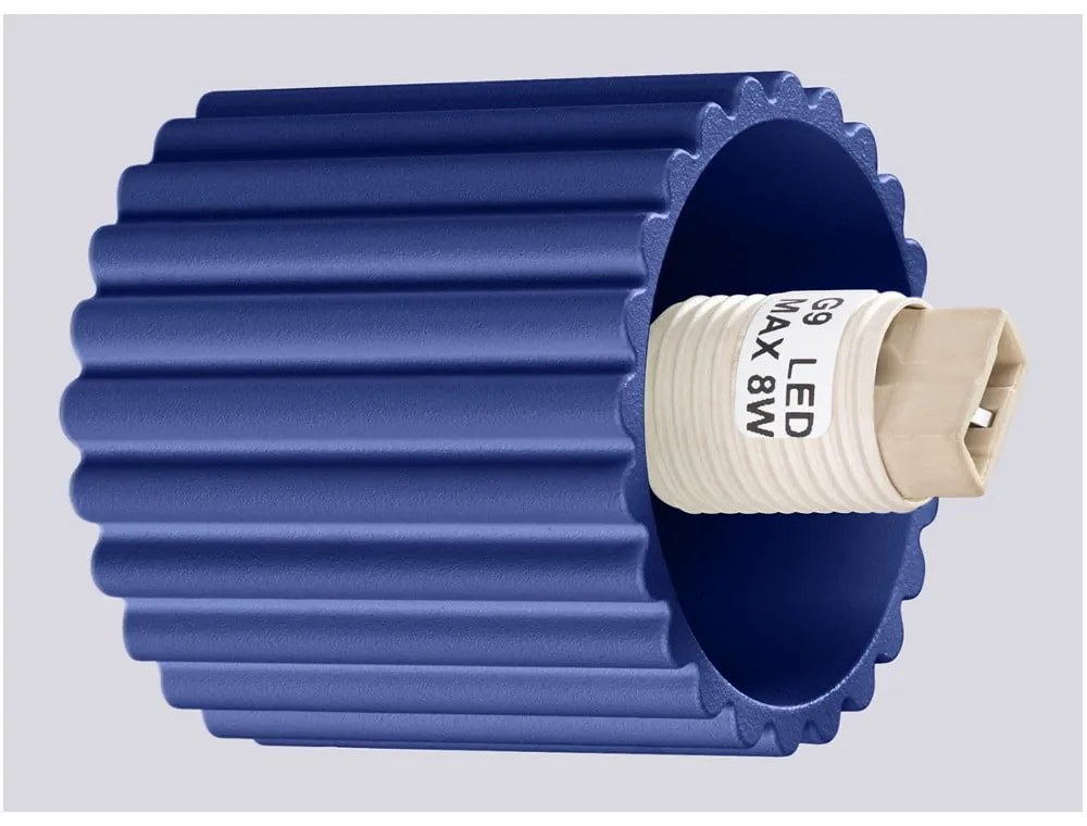 Tmavomodré nástenné svietidlo Orbital – Sollux