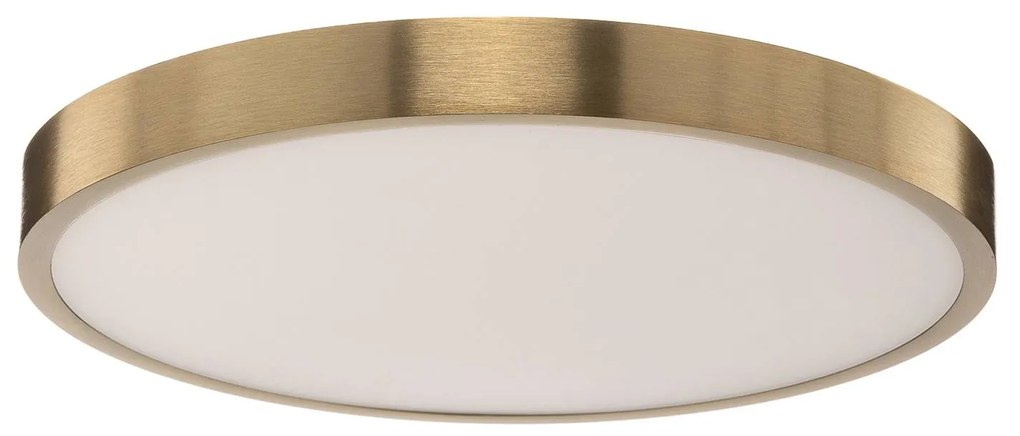 Stropné LED svetlo Bully vzhľad patiny, Ø 24 cm