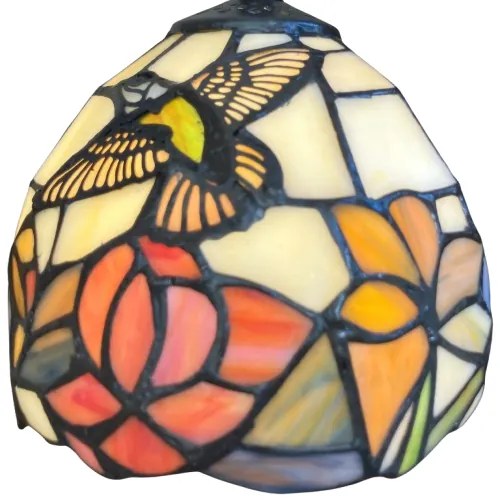 Závesná lampa Tiffany Ø15 KOLIBRÍK
