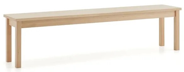 Lavica ZET, 1800x350x360 mm, breza