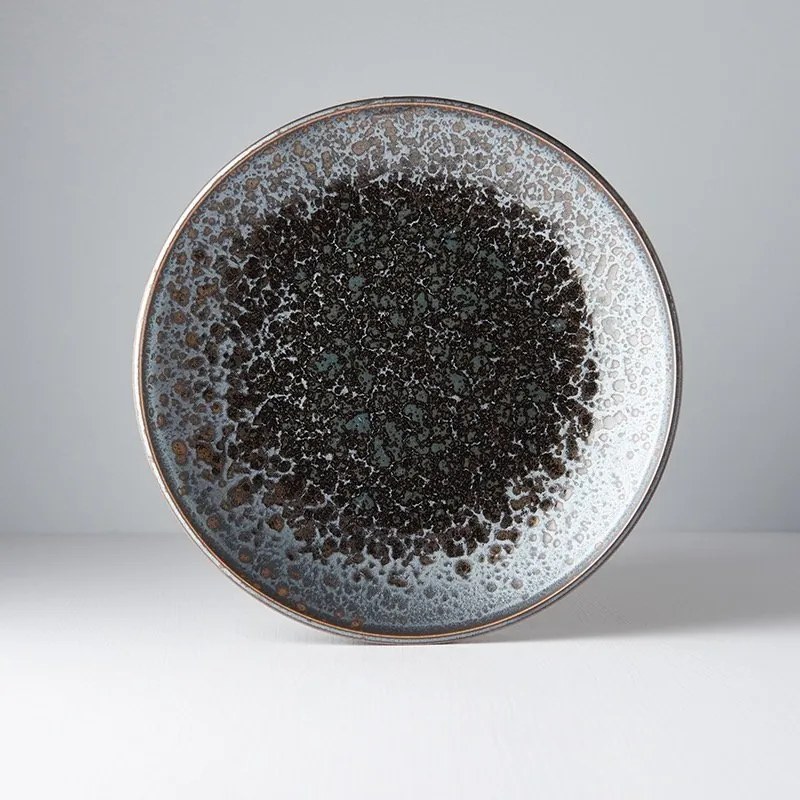 MADE IN JAPAN Plytký tanier Black Pearl 25 cm 25 × 3,5 cm