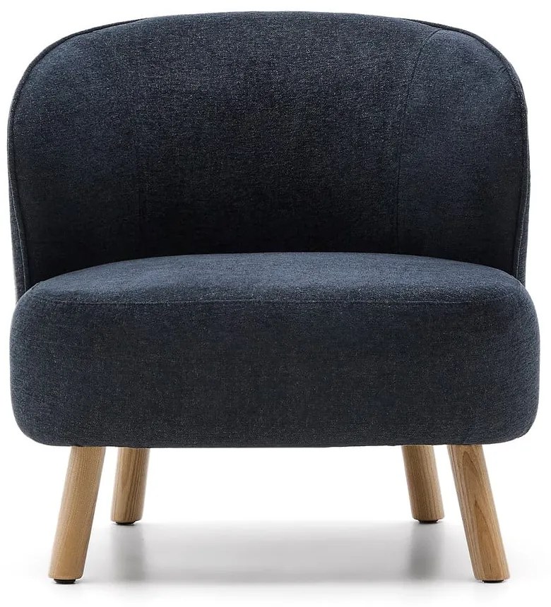 Ženilkové kreslo sivomodré Ulit – Kave Home