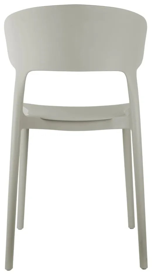 Sivá plastová jedálenská stolička Fain – Leitmotiv