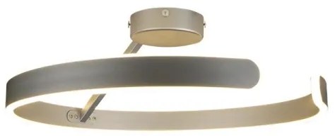 LED Stmievateľný prisadený luster LED/72W/230V 3000-6500K chróm + diaľkové ovládanie