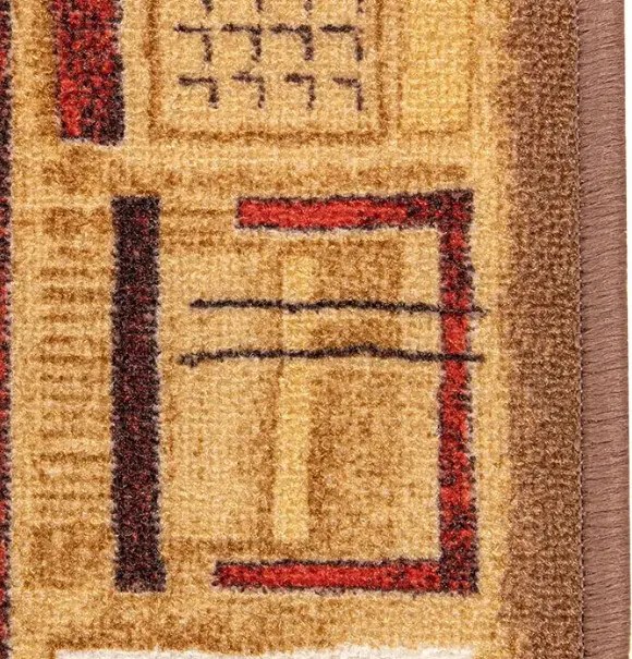 Protišmykový behúň na mieru Jena 44, šíre 100 cm, hnedá, chodba / predsieň, Associated Weavers