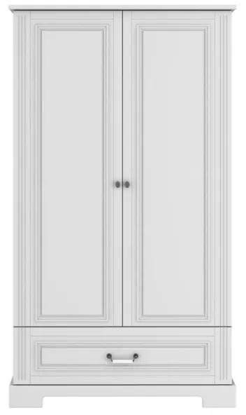 Bellamy Vysoká skriňa Ines 2-dverová biela