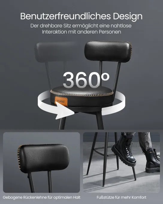 Set dvoch barových stoličiek EKHO LBC889B01