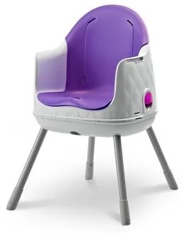 Detská rastúca jedálna stolička KETER Multidine - Violet