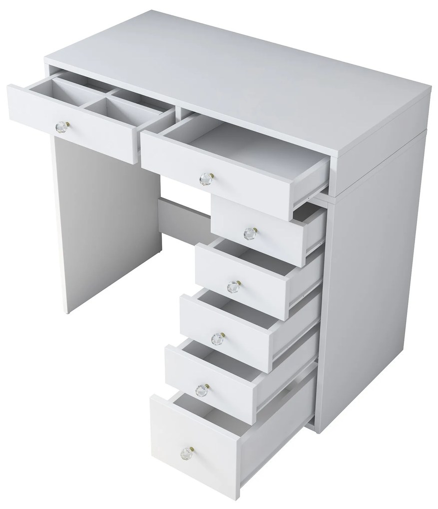 Toaletný stolík Melissa 02 biely