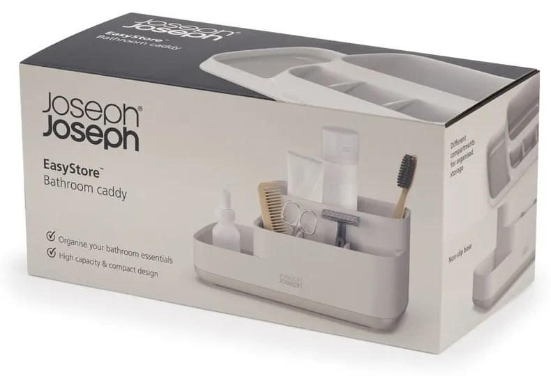 Béžový kúpeľňový organizér EasyStore – Joseph Joseph
