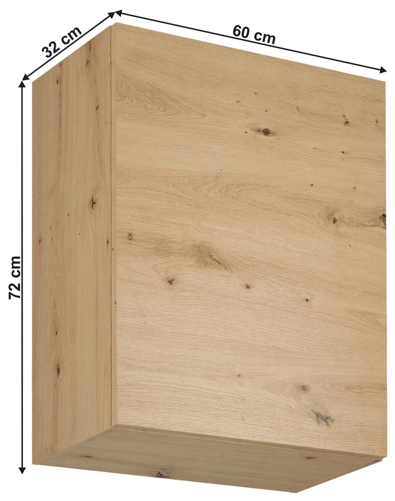 Horná kuchynská skrinka G60 Langari (dub artisan) (L). Vlastná spoľahlivá doprava až k Vám domov. 1016843