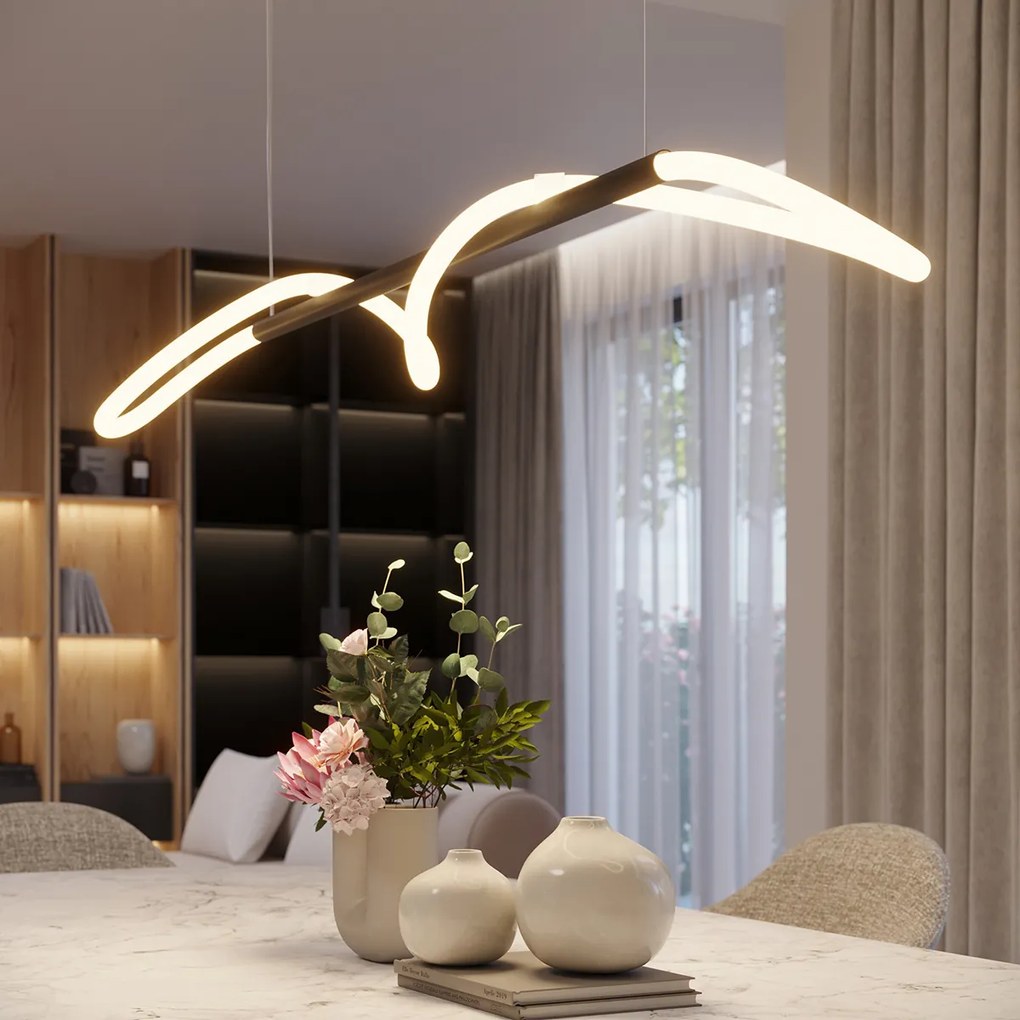Závesné LED svietidlo Galakse 148, 1x LED 20w, 2700-6500k, b