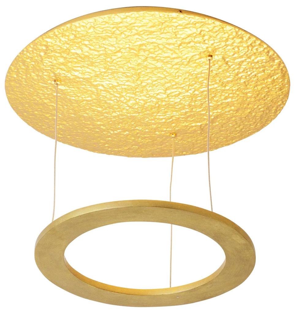 Stropné LED svietidlo Venere, zlaté