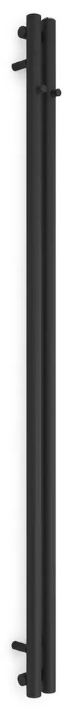 Oltens Stang kúpeľňový radiátor dekoratívny 180x9.5 cm čierna 55010300