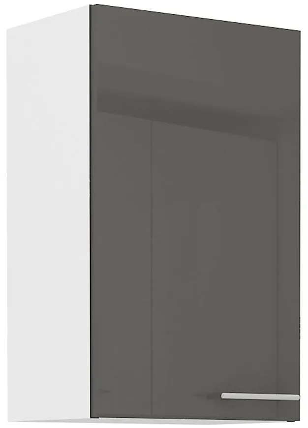 Kuchynská skrinka Lara 45g-72 1f Mdf sedá lesk