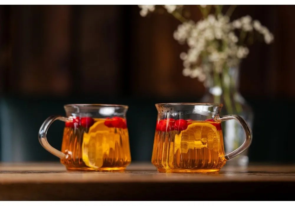 Dvojstenné hrnčeky na cappuccino v súprave 2 ks 320 ml Mia – Vialli Design