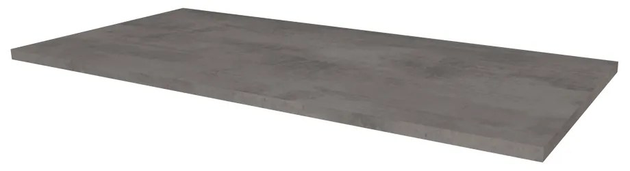 Mereo, Mereo Kúpeľňová doska na skrinku 162 cm, Multidecor, Betón tmavosivý, MER-CN799D162BET2