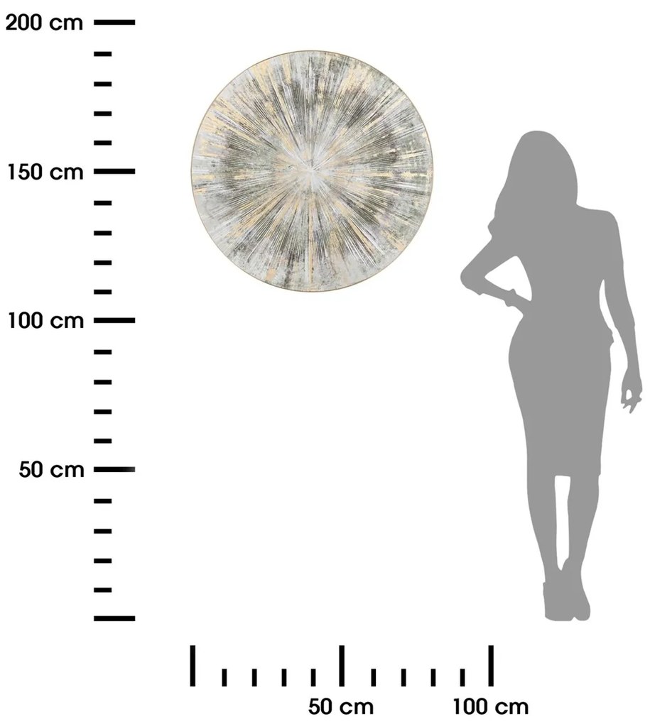Drevená dekorácia na stenu Izzie (fi) 80 cm