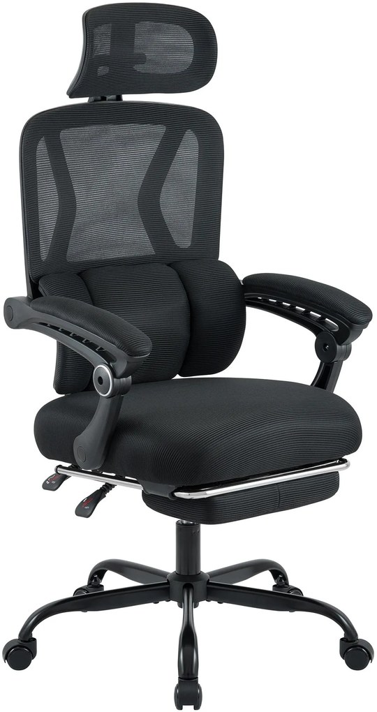 Kancelárska stolička Liberton - čierna