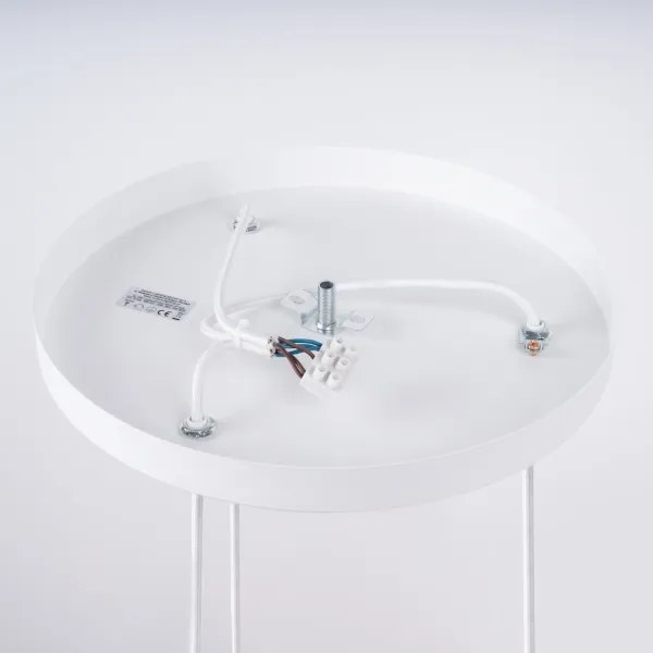 Sollux SL.1361 - Luster na lanku NICUS 3xE27/15W/230V biela