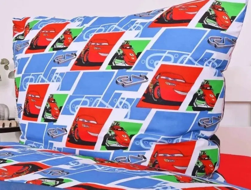 Detské obliečky CARS červené Rozmer obliečky: 80 x 80 cm | 135 x 200 cm