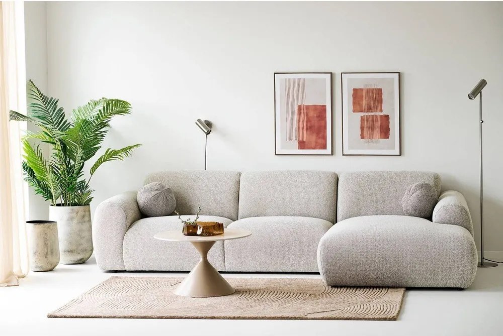 Stojacia lampa v striebornej farbe (výška 150 cm) Paris – House Nordic