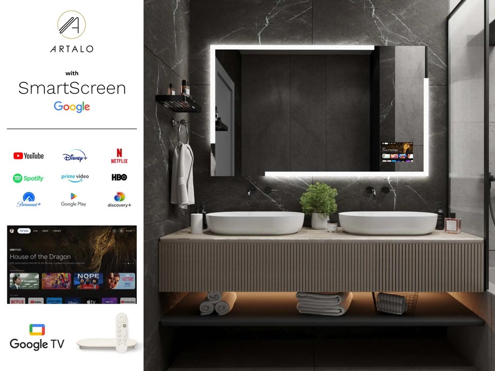 Zrkadlo do kúpeľne s LED osvetlením M23